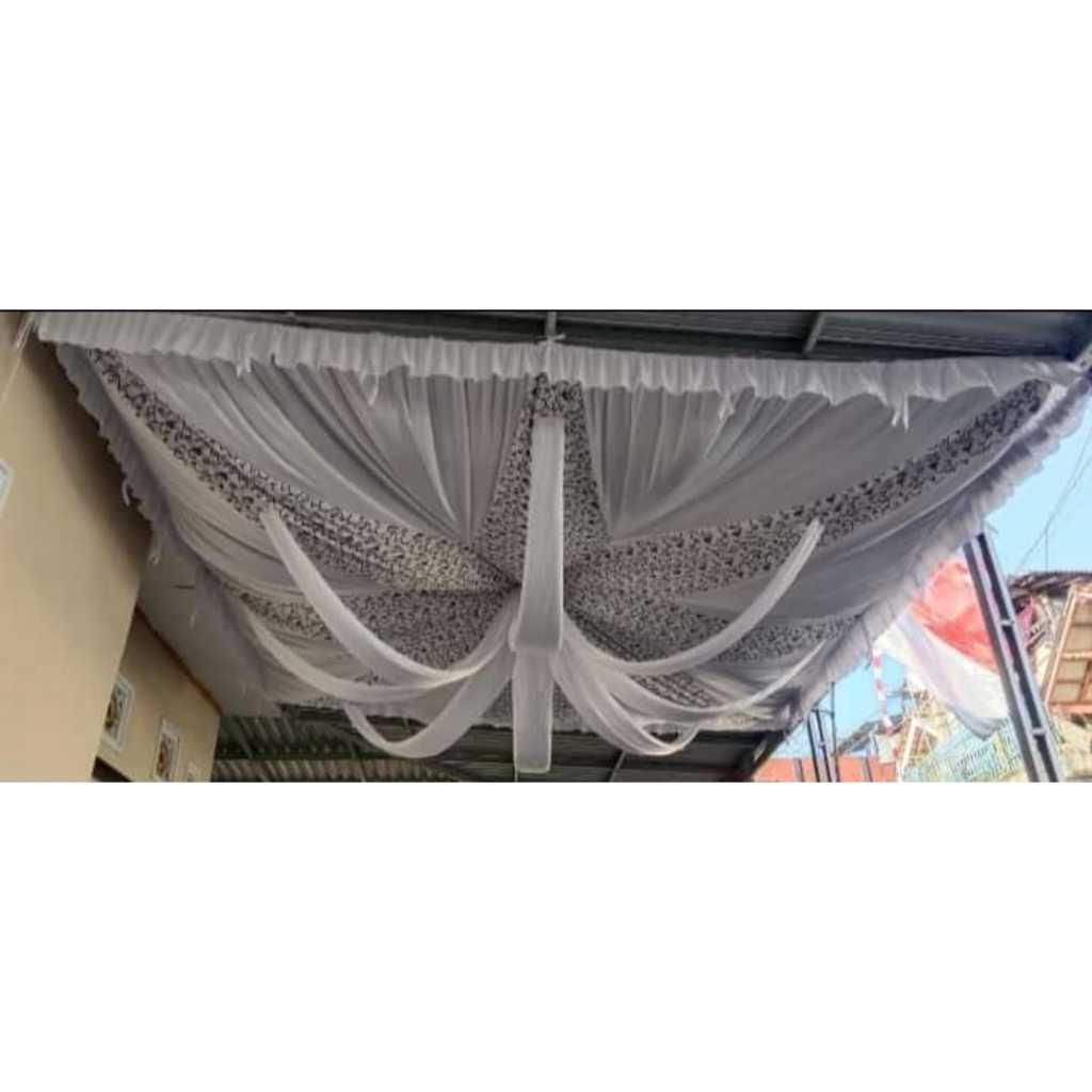 Plafon balon variasi bintang, plafon terob variasi bintang, plafon terompet plafon tenda || varian u