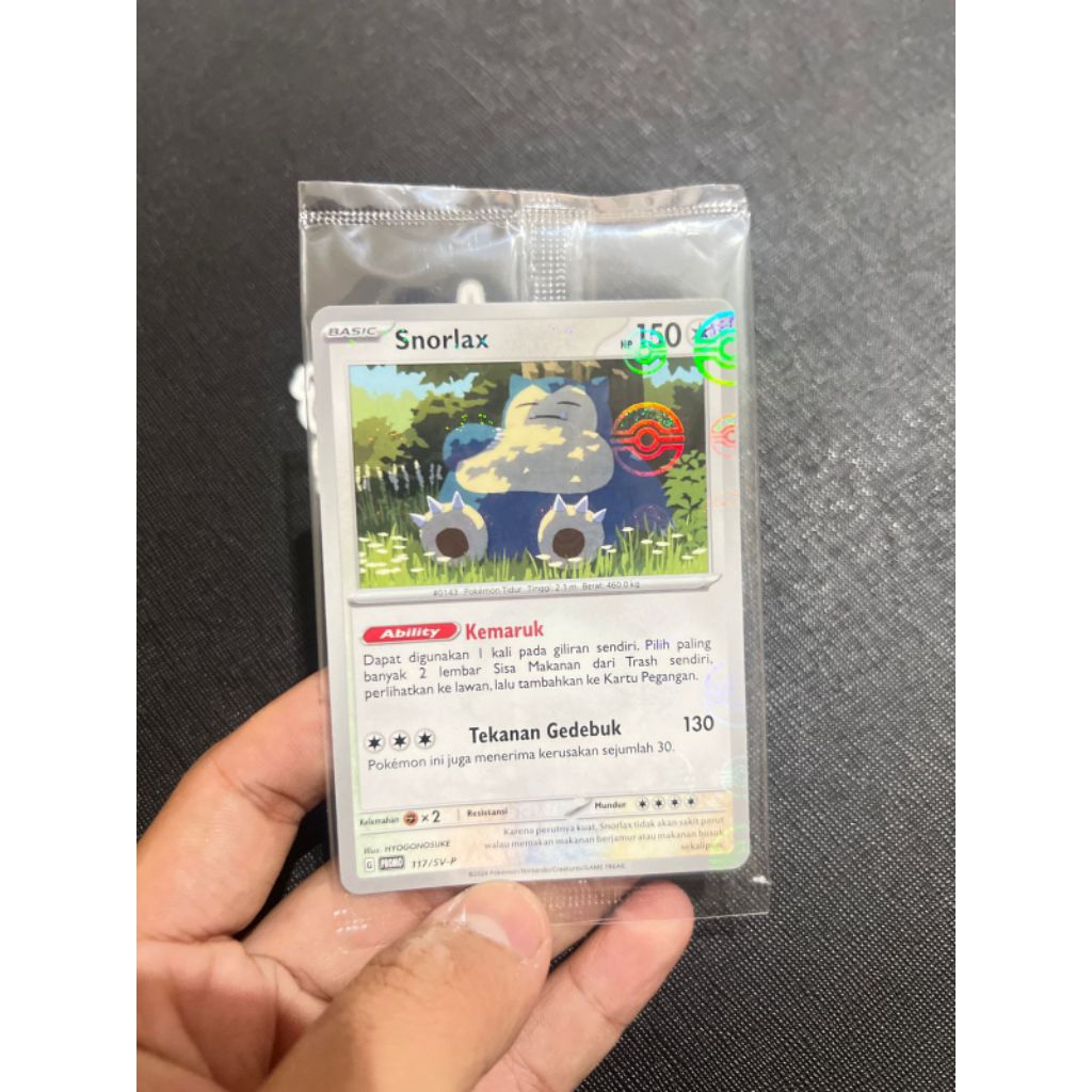 pokemon promo snorlax pokeball 2024