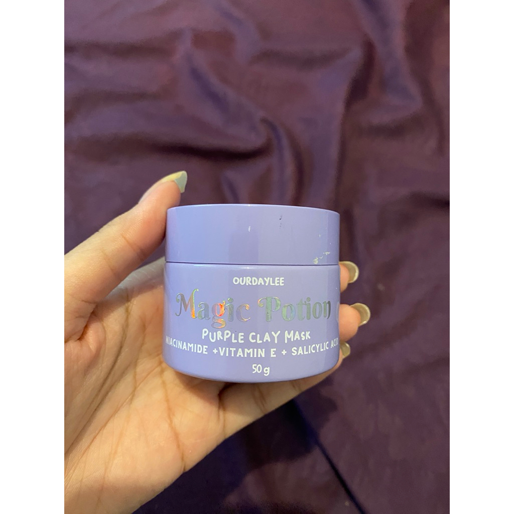 ourdaylee magic potion purple clay mask
