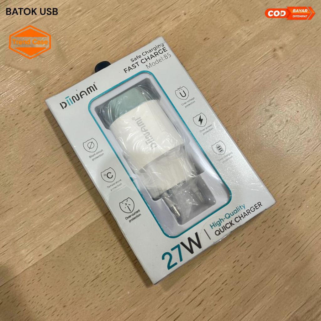 BATOK CHARGER| DIINAMI B5 27W [FAST CHARGING]