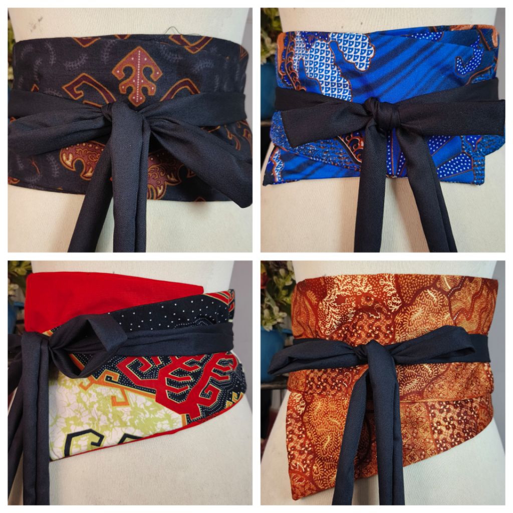 Obi Belt (Ikat Pinggang) Batik Pria & Wanita (Unisex)