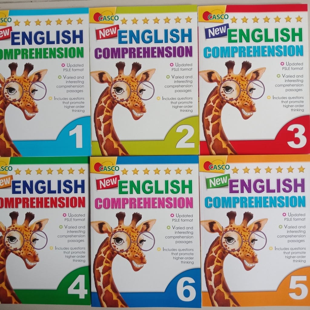 BUKU PRIMARY ENGLISH NEW ENGLISH COMPREHENSION 1/2/3/4/5/6 (CASCO)