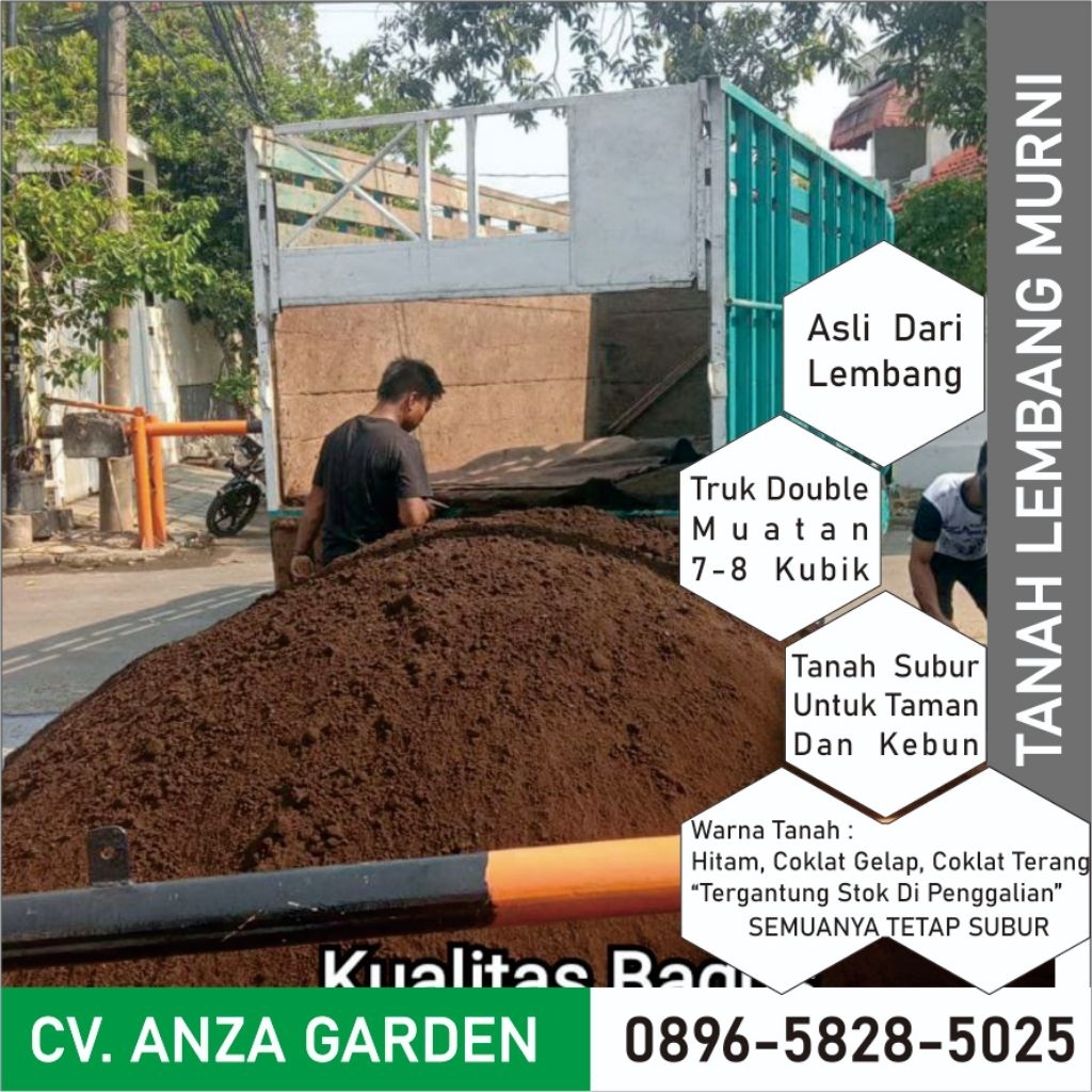 Tanah Lembang ke Jakarta TANAH SUBUR LEMBANG Tanah Lembang Truk Engkel 7 Kubik