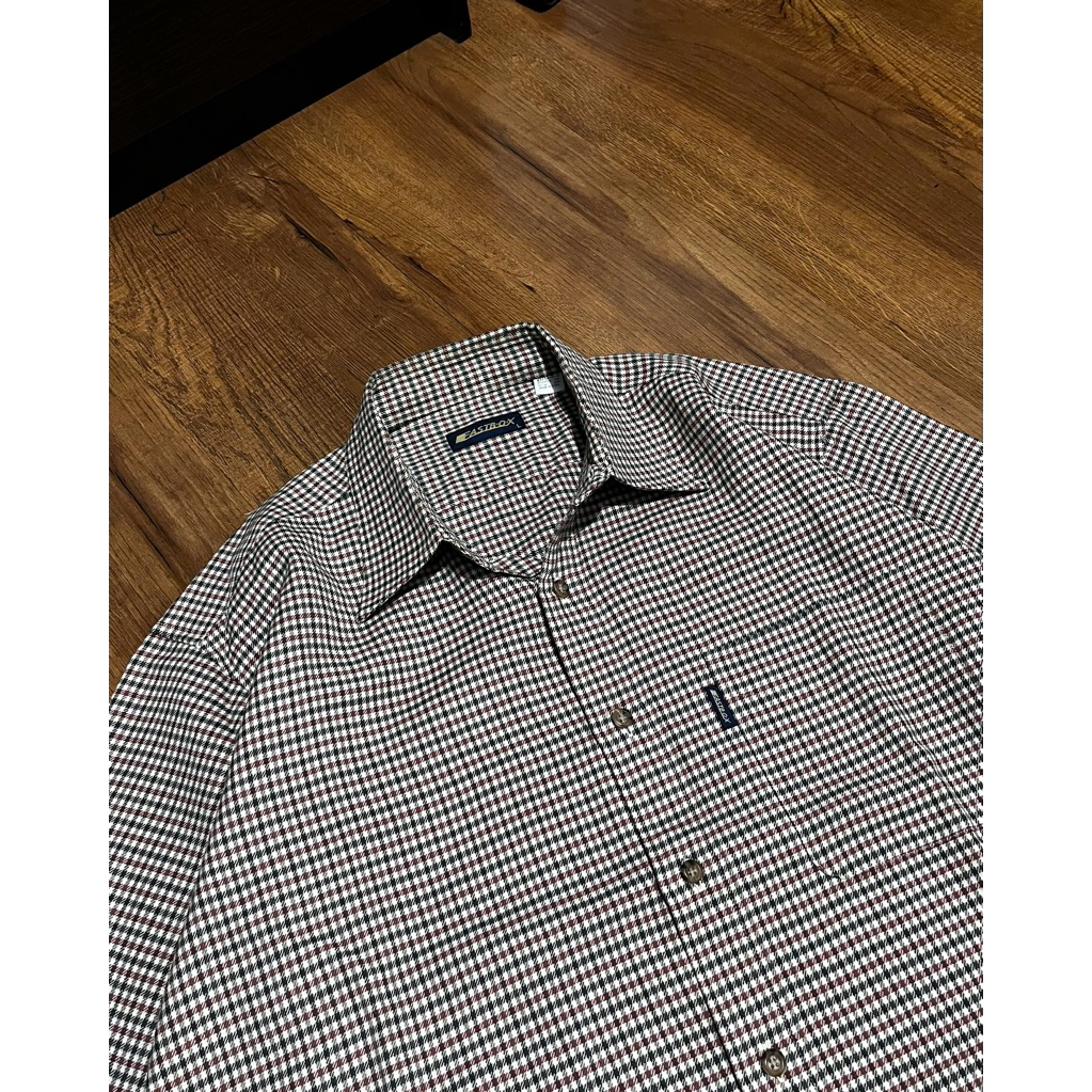 Kemeja Flannel not veterano shanghai salur polo uniqlo