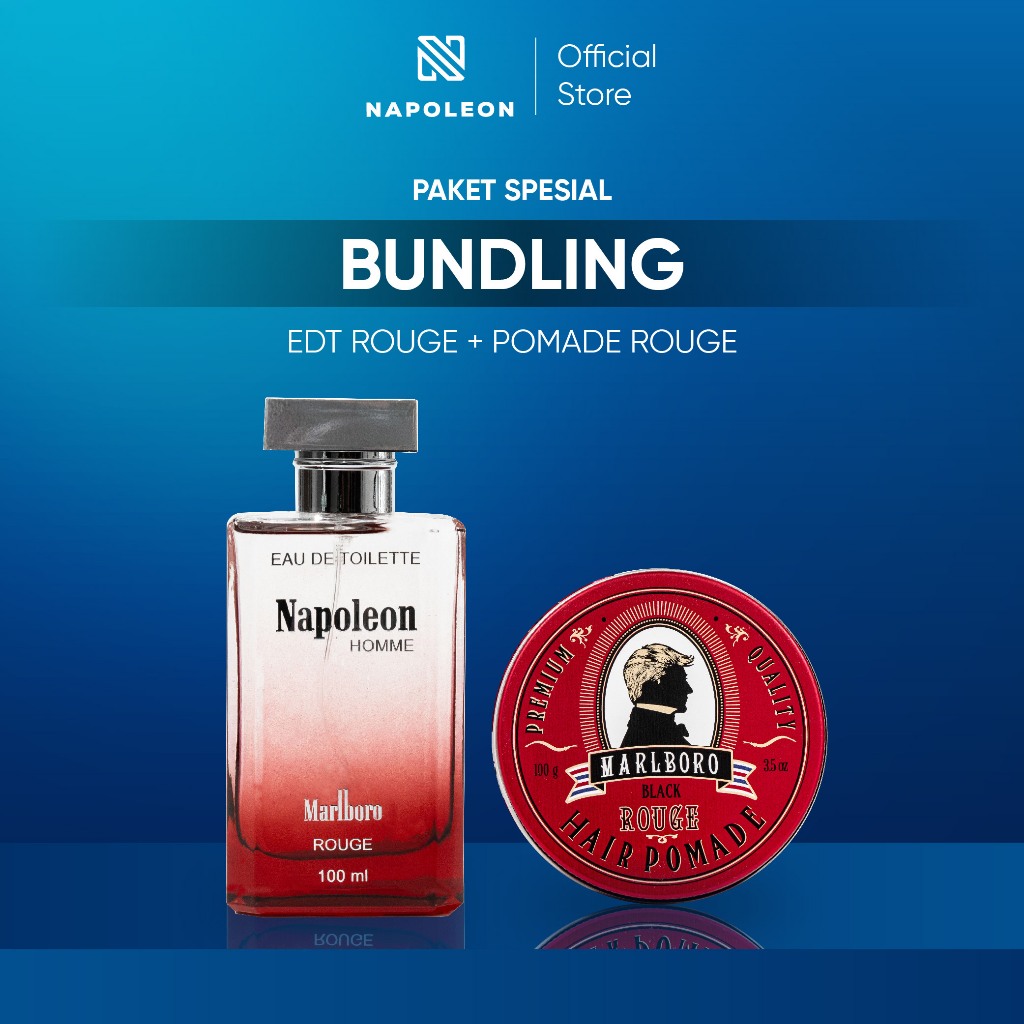 NAPOLEON  Pomade Oilbased Rouge + Parfum Pria EDT Rouge