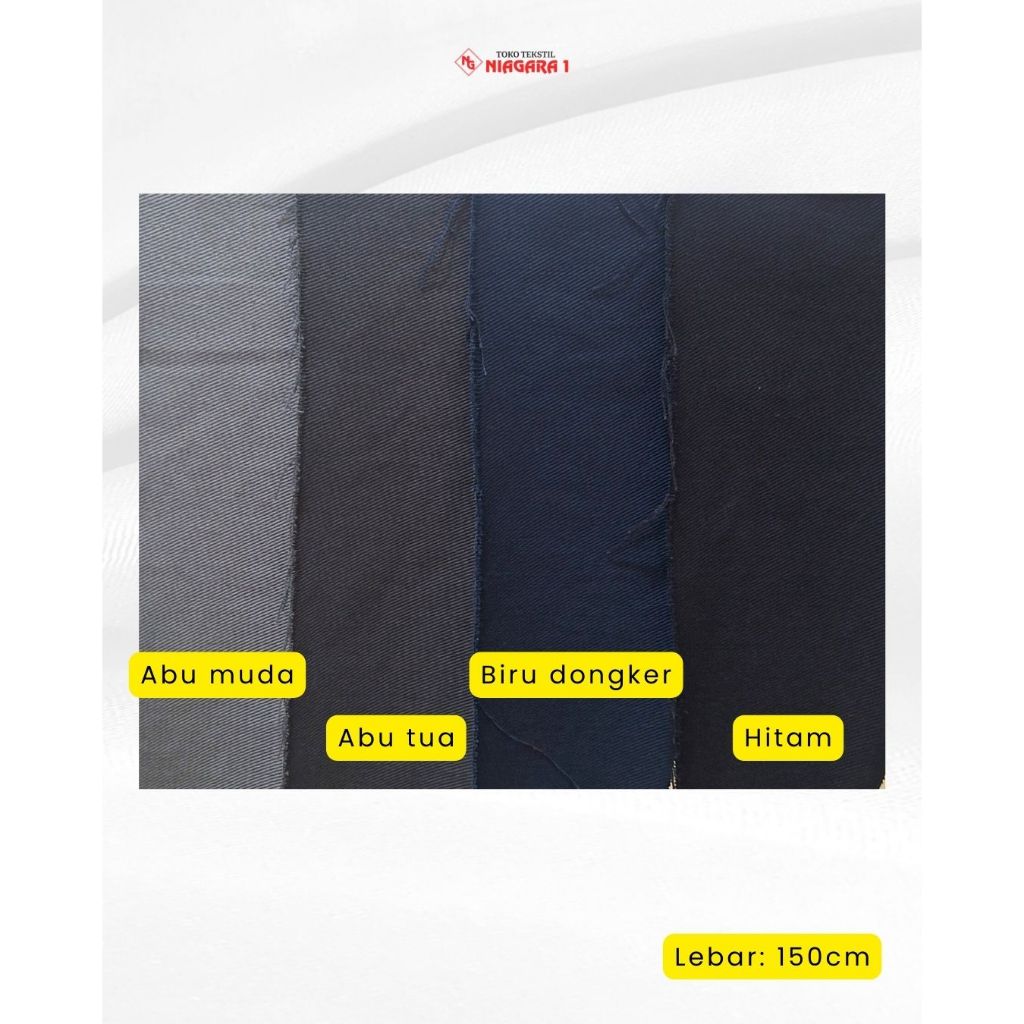 Kain Jeans Premium | Celana Jeans | Kain Celana (per 0,5m)