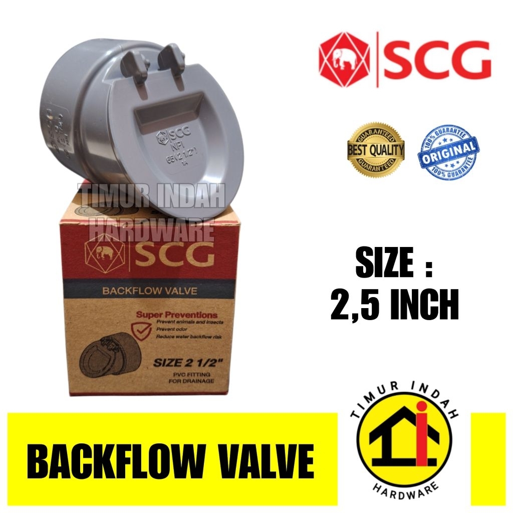 Backflow Valve 2 1/2" / Backflow Valve 2,5 inch - SCG
