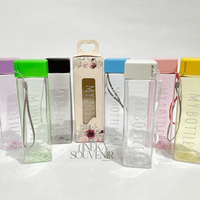 MY BOTTLE 500ML // MY BOTTLE // MY BOTOL // BOTOL MINUM KOTAK MY BOTTLE // BOTOL PLASTIK // SOUVENIR