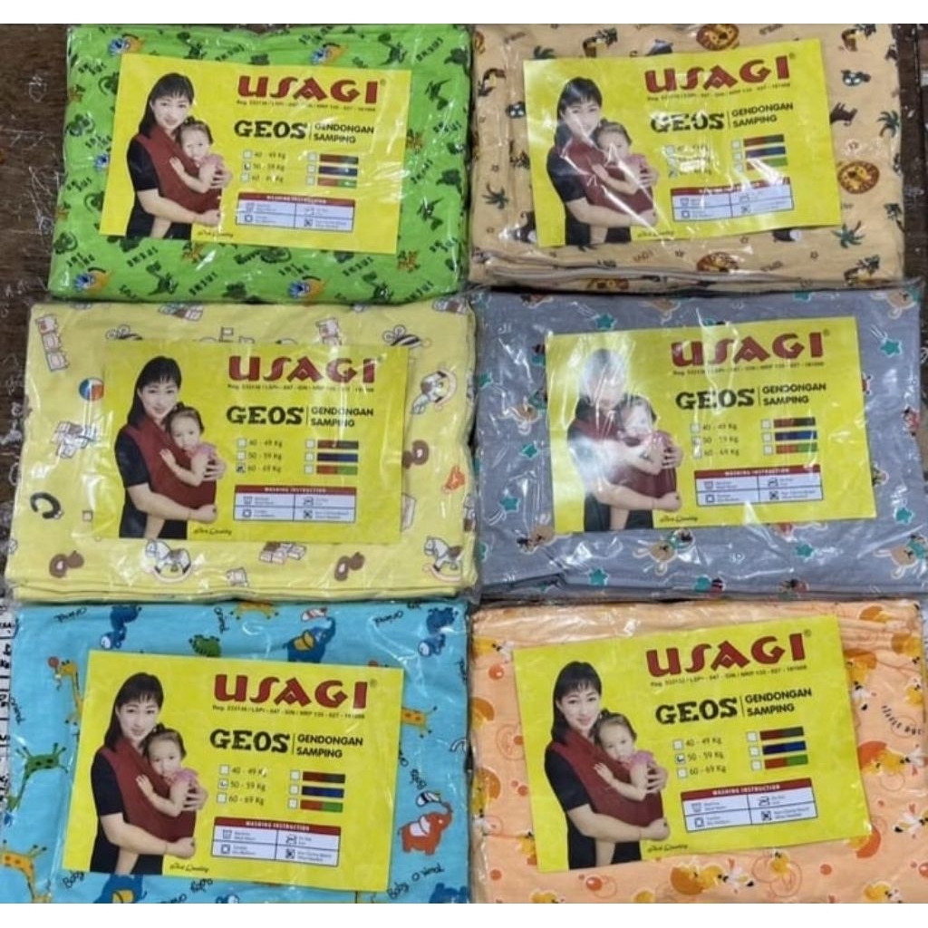 gendongan anak/gendongan Usagi /(1 pcs)gendongan samping bayi Usagi /gendongan Usagi geos corak warn