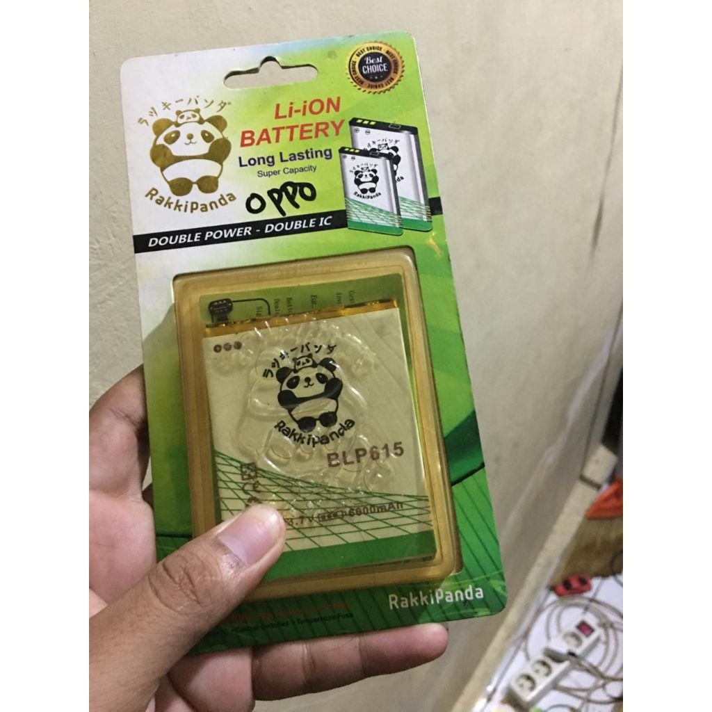 Baterai Rakkipanda BLP615 Oppo NEO 9 A37 A37F A37FW A37M BLP-615 Double Power ic batu batre battery