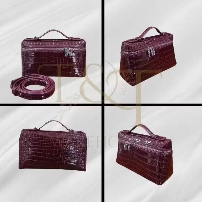 CLUTCH BAG CROCO - TAS NO BRAND LUXURY