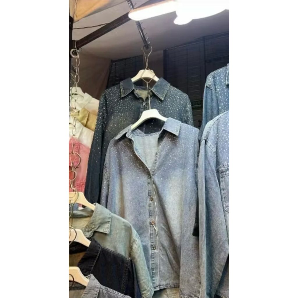 Kemeja Jeans Blink blink Bangkok new