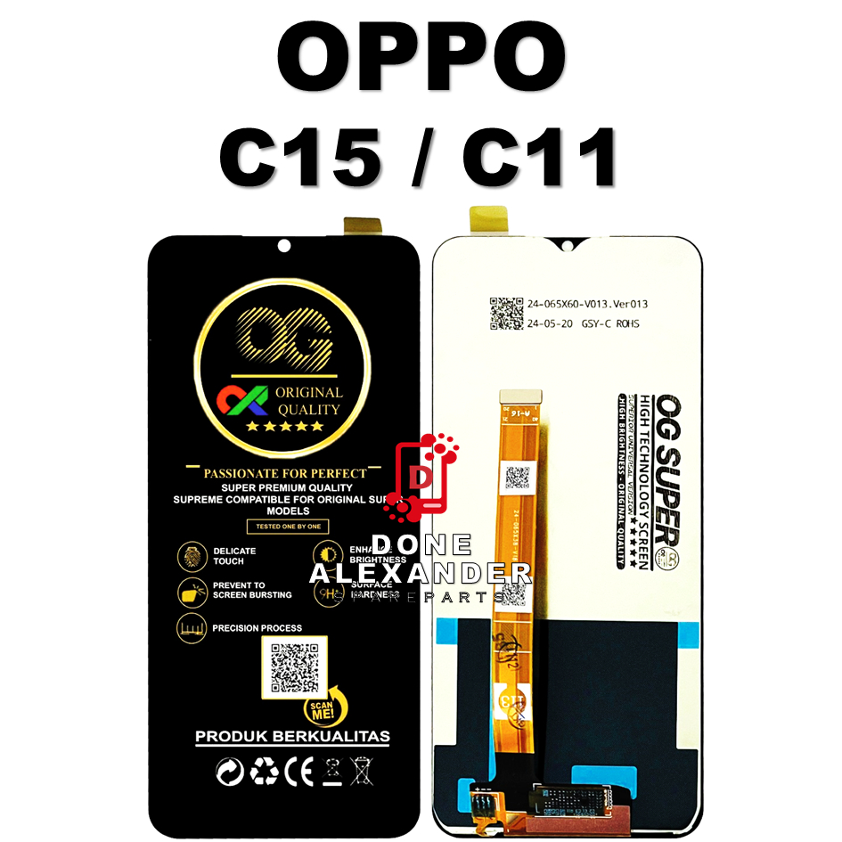 LCD TOUCHSCREEN OPPO REALME C15 / C11 ORIGINAL 100% FULLSET