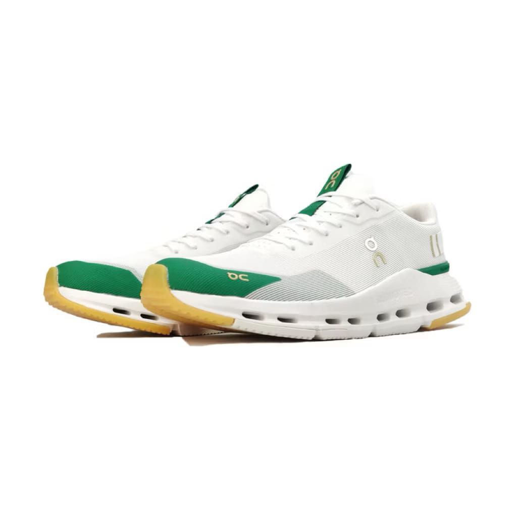 Sepatu Running On Cloud Nova From 2 Revolve FWRD White Abudant Green Sneakers Original