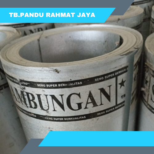 Seng Talang Air Galvalum 120cm Anti Karat Per 1 Meter Seng Talang Galvalum Meteran Atap Genteng