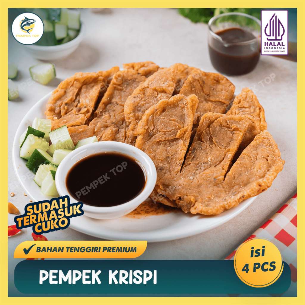 Pempek Krispi Palembang Asli | Cuko Khas Palembang | Frozen Food Enak & Praktis Tinggal Goreng