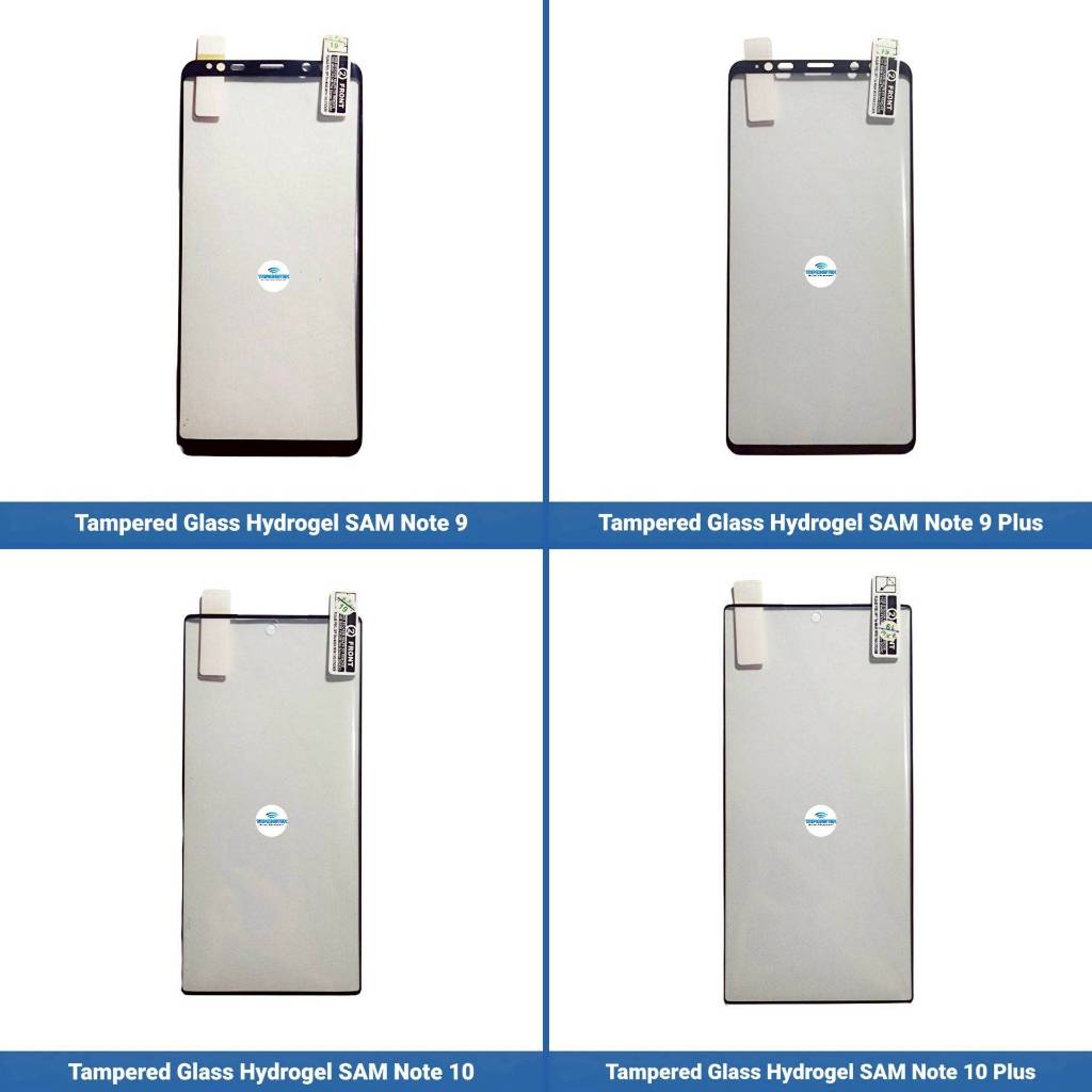 Tampered Glass Hydrogel Samsung Galaxy Note 9 - Note 9 Plus - Note 10 - Note 10 Plus - Note 10 Pro