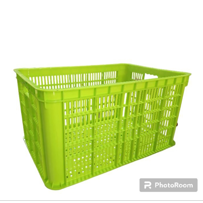 [3 PCS]Krat Industri Hijau 100% Ori/Krat Plastik Besar/Krat Industri Tebal