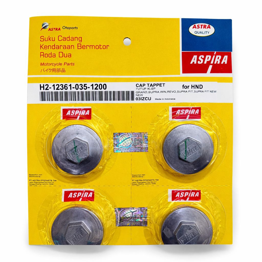 ORIGINAL ASPIRA Tutup Klep Tutup Filter Oli Honda Grand Beat Scoopy PCX ADV 150 Vario 125 150