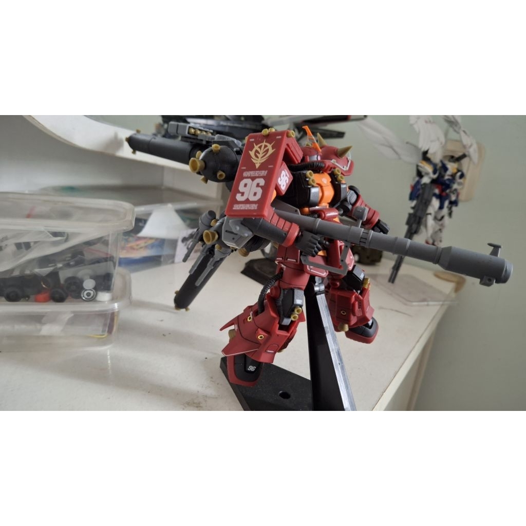 Gunpla HG Zaku Psyco second sudah rakit