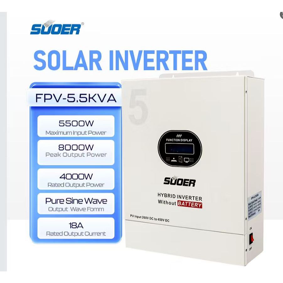 SUOER INVENTER HYBRID OFF GRID FPV 5.5KVA