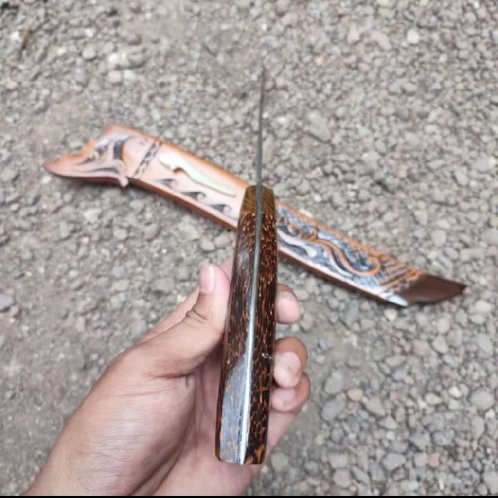 TERLARIS GOLOK SEMBELIH BAJA PUTIH ASLI GOLOK SEMBELIH SAPI / ZELSA UKIR UKIRAN JUMBO