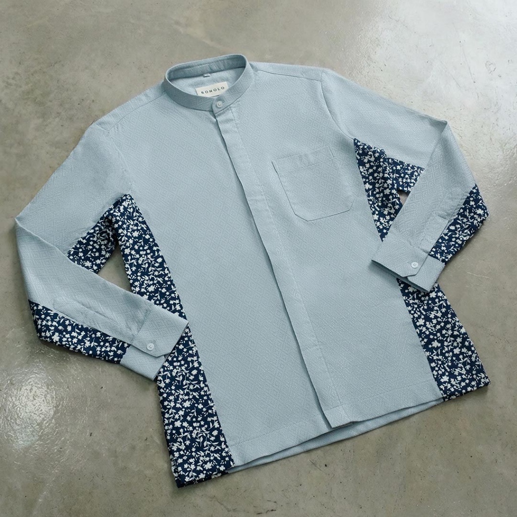 Bibivi - Bonolo Kemeja Tenun Lengan Panjang