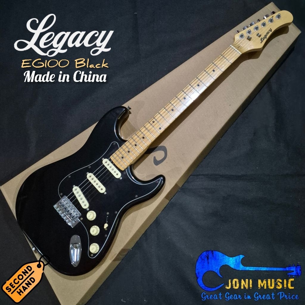 Gitar Legacy Original: EG100 Stratocaster GRX Black