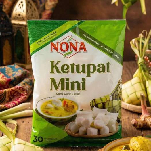 Nona Ketupat Lontong Mini Ketupat instan Ketupat Besar Malaysia Mini Rice Cake
