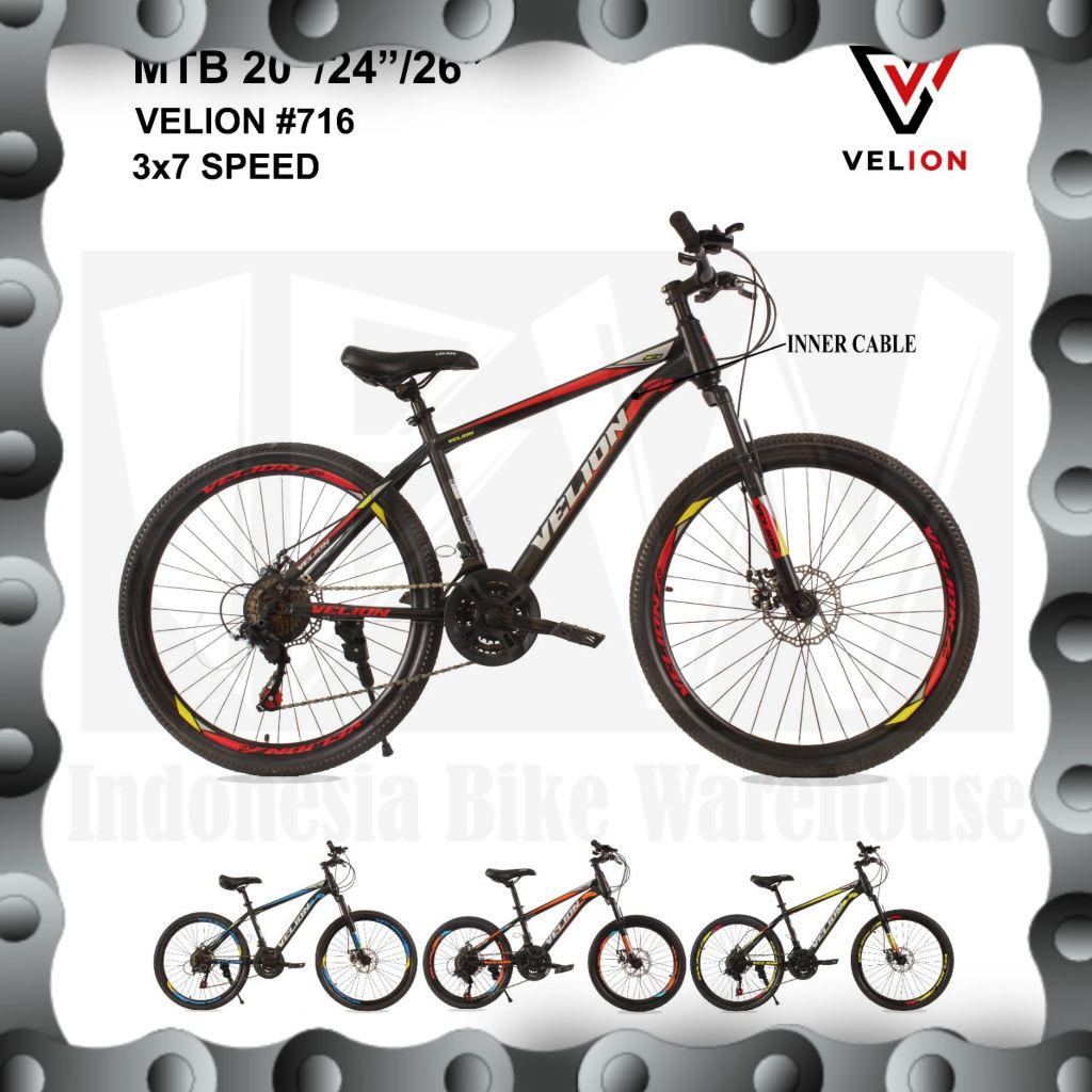 IBW - Sepeda Gunung MTB VELION 716 Uk 20"