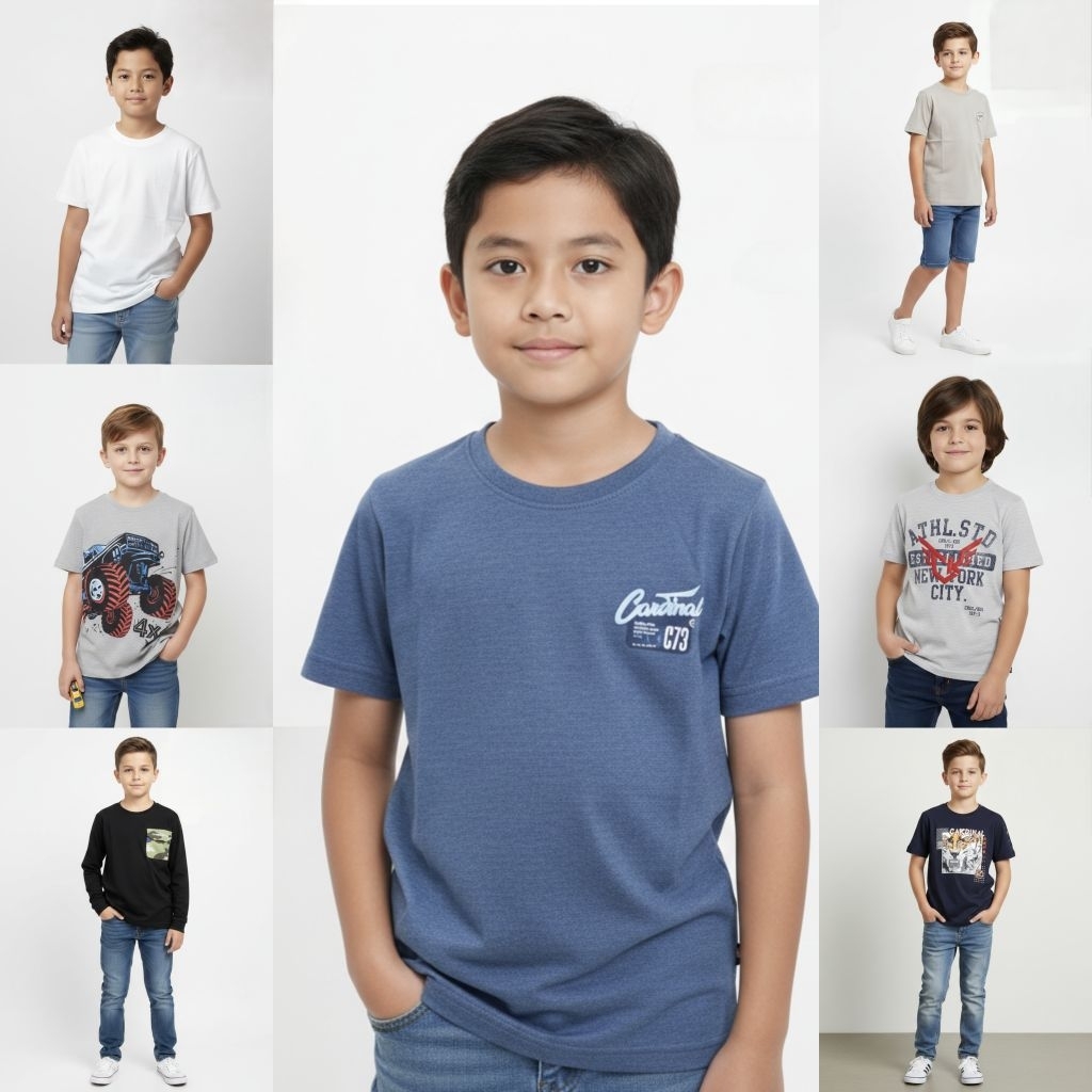 Cardinal Kids Kaos Anak Laki-Laki CATL549 CATL550 CATL551 CATL552 CATL553 CATL554 CATL555 CATL556 CA