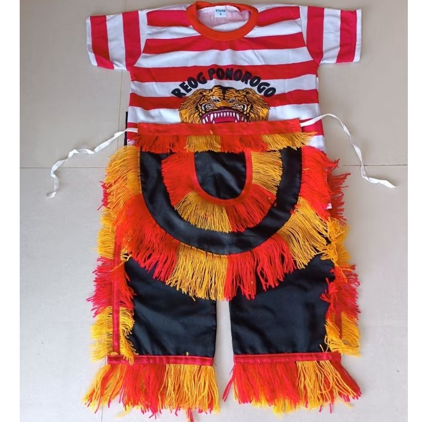 BAJU, BAJU ANAK, BAJU REOG, BAJU REOG ANAK, BAJU REOG ANAK PONORPGP, BAJU ADAT ANAK, PAKAIAN REOG AN