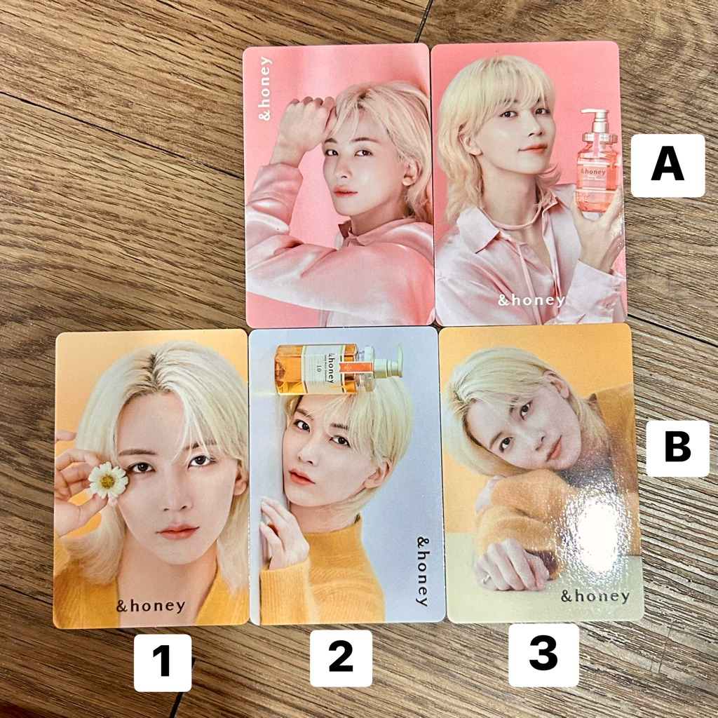 photocard &honey x jeonghan postcard