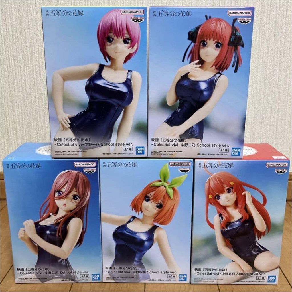 Celestial Vivi Figure Gotoubun no Hanayome Quintessential Quintuplets Nakano Yotsuba School Swimsuit
