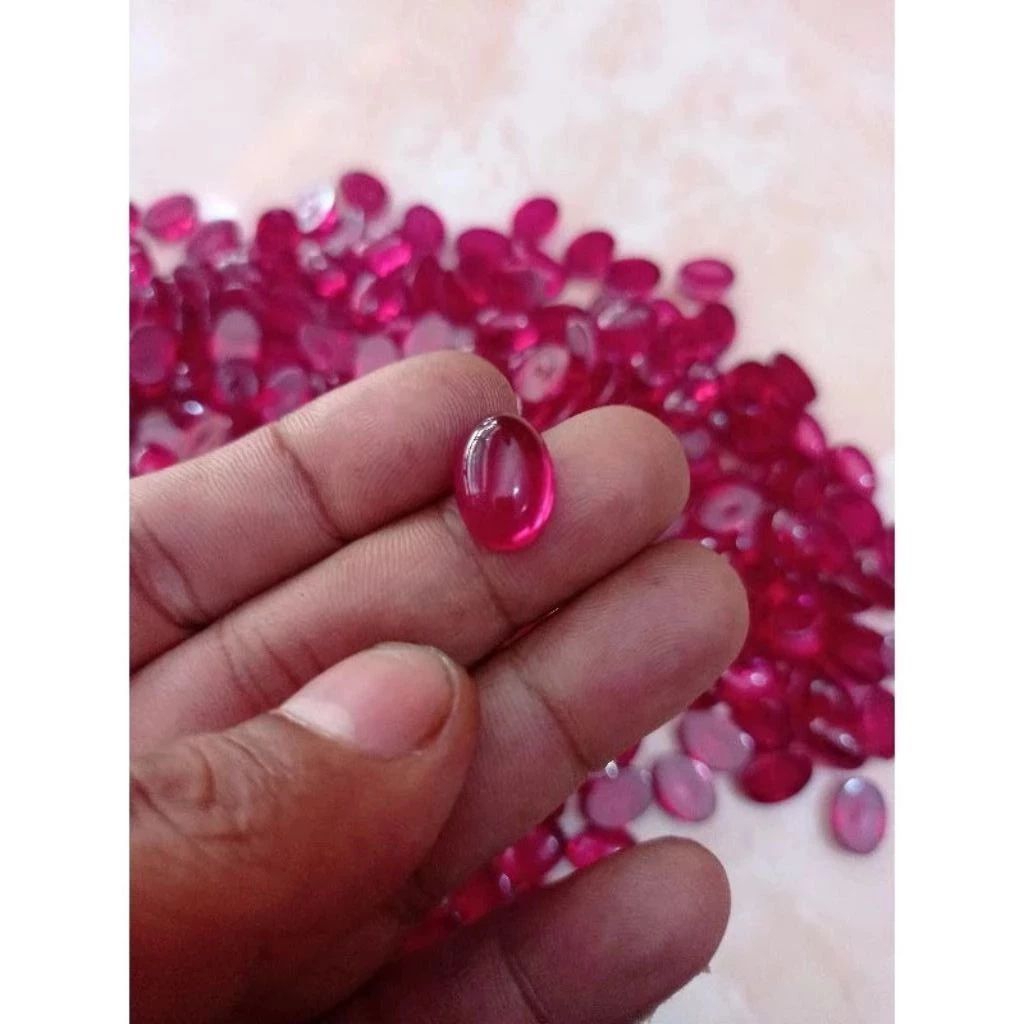 batu akik merah siem asli 9 shm 14x10 mm