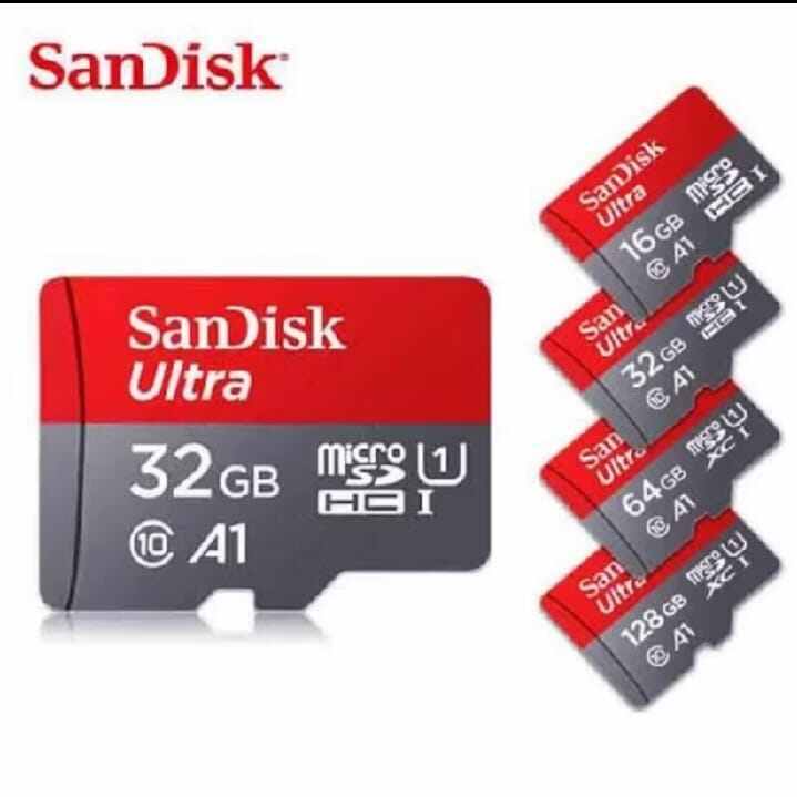 Memory Card Adaptor 4.8.16.32.64.128gb MMC MicroSD Card Kartu Memory HP