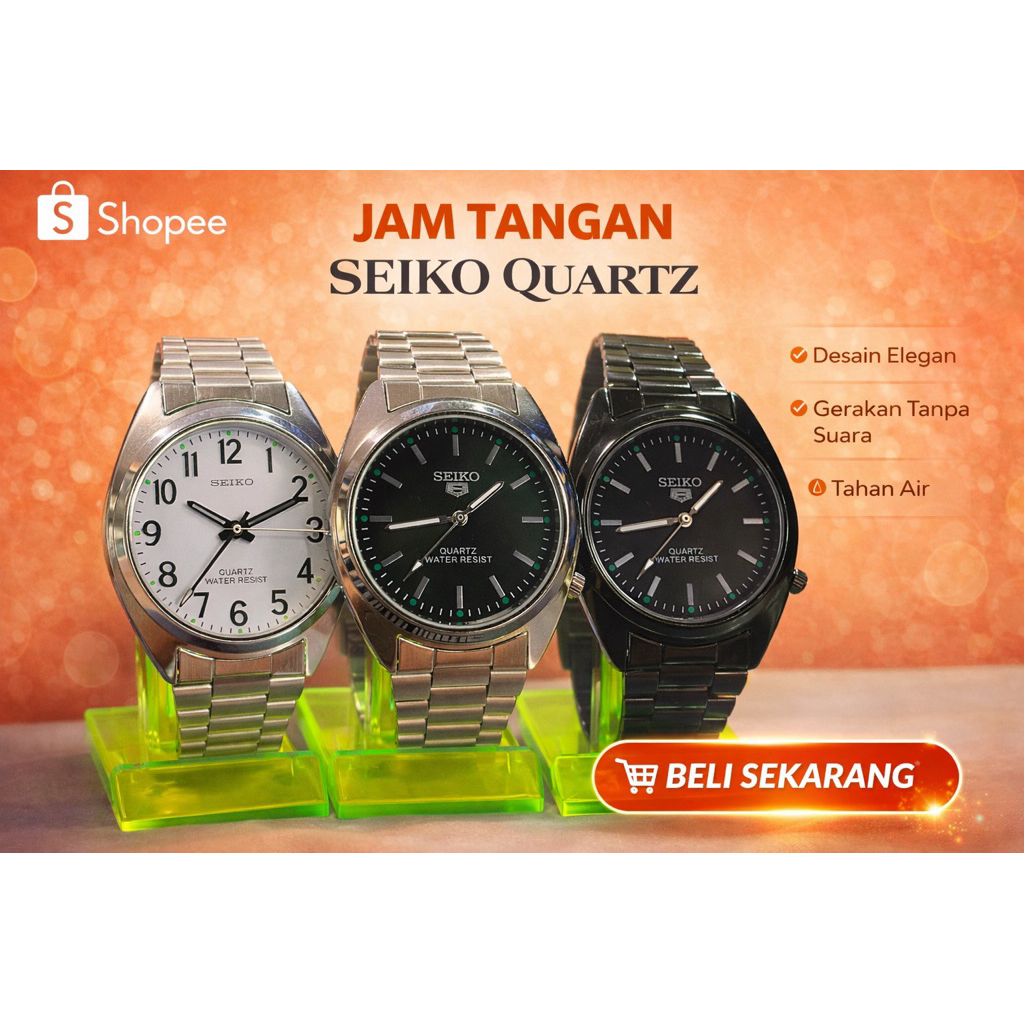 JAM TANGAN SEIKO 5 QUARTZ GRADE A