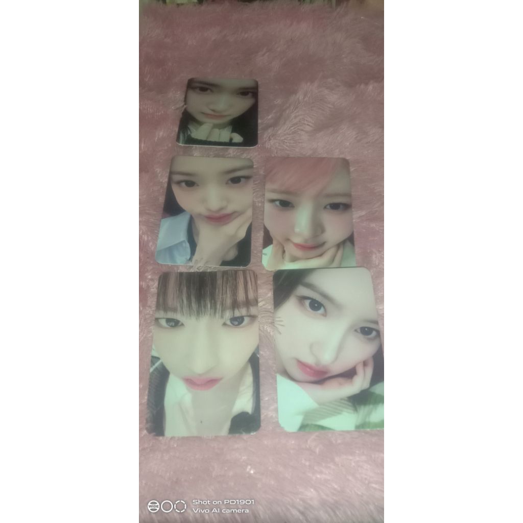 ( MINIMAL BELI 2 ) PHOTOCARD UNOFFICIAL REPLIKA  IVE ZOOM