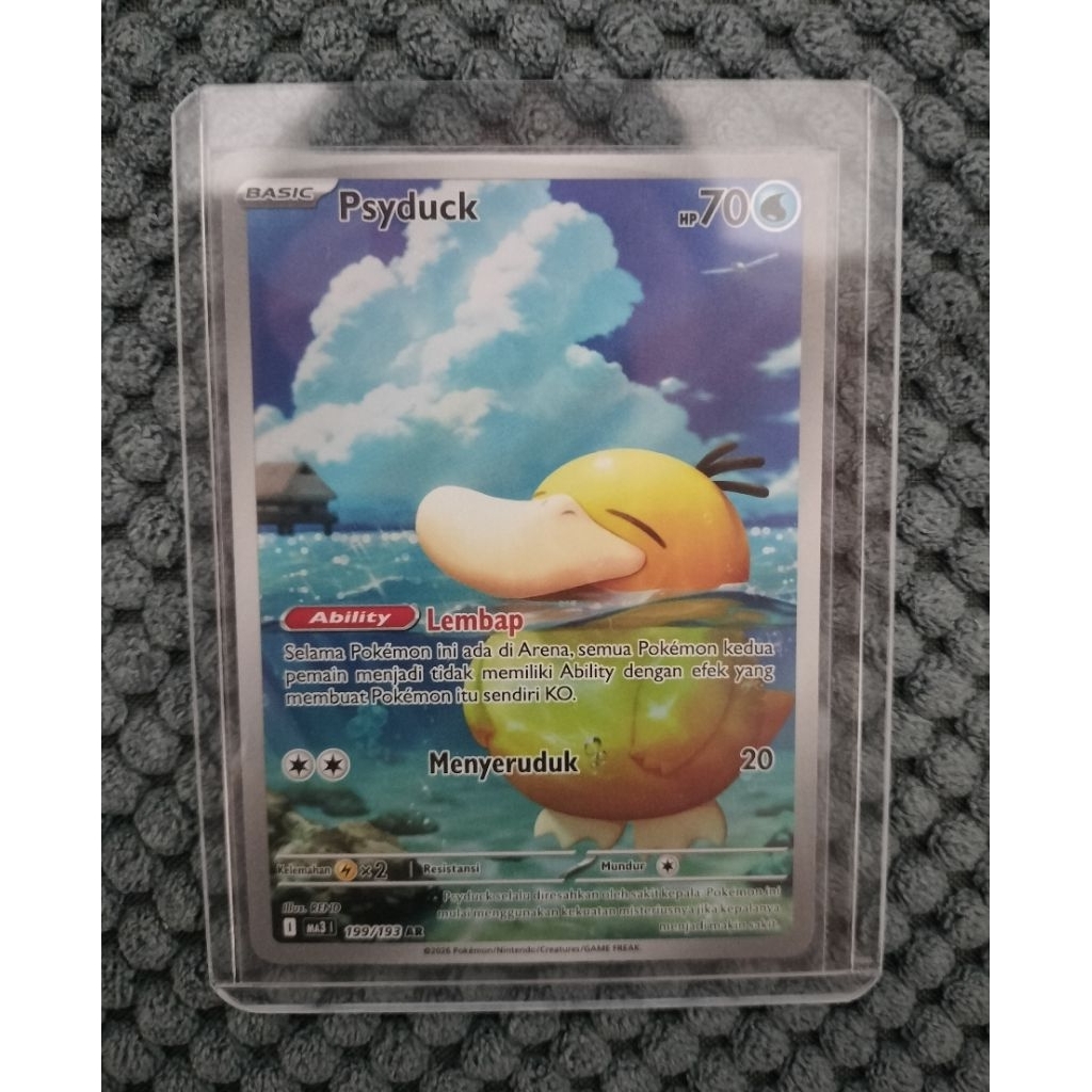 Kartu Pokemon TCG Psyduck AR - Indonesia (199/193)