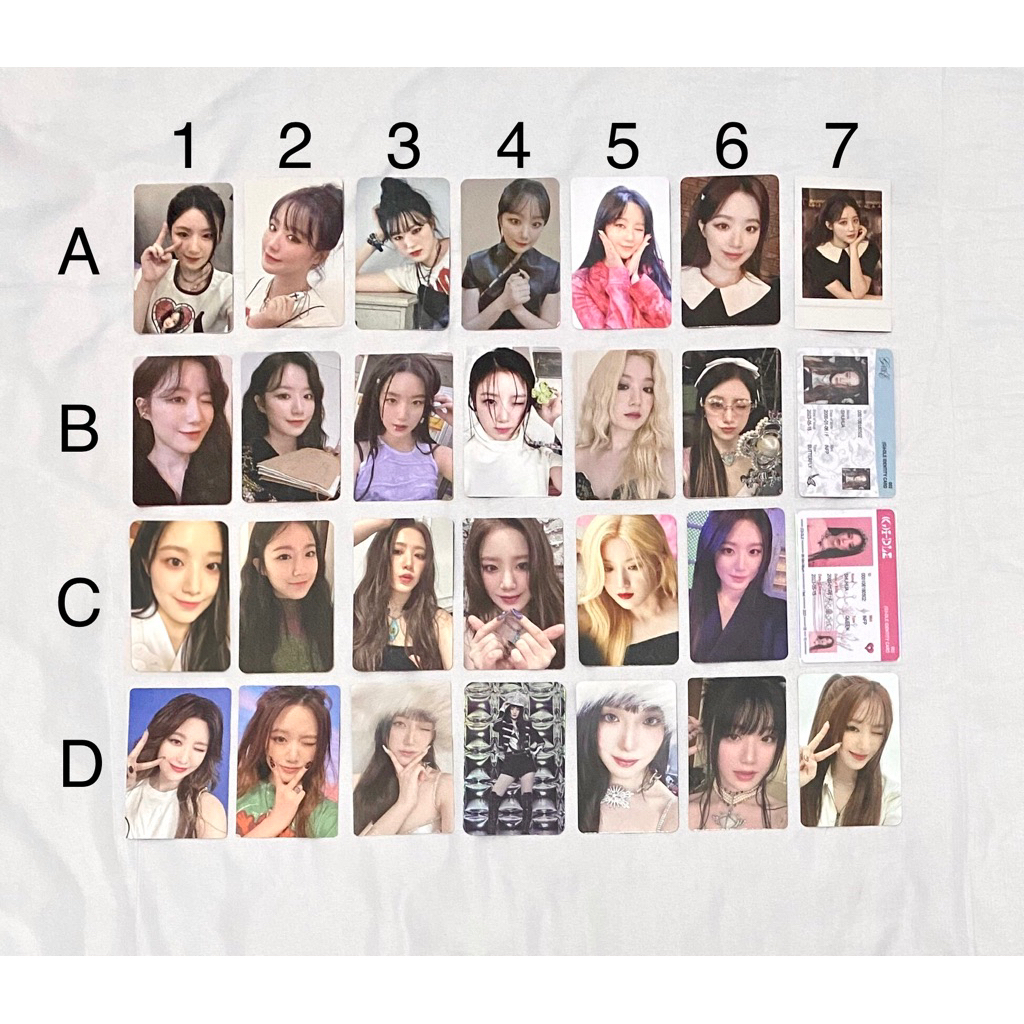 CLEARANCE SALE Shuhua i-dle (G)I-DLE Official PC photocard I Burn Never Die Tomboy Love Feel Queenca