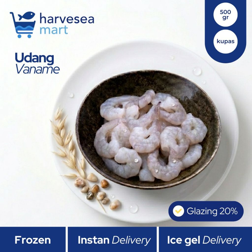 Udang Vanamei Kupas