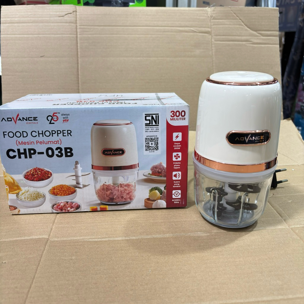Advance Chopper Kapsul Blender Penggiling Daging 300ml Advance CHP-03B