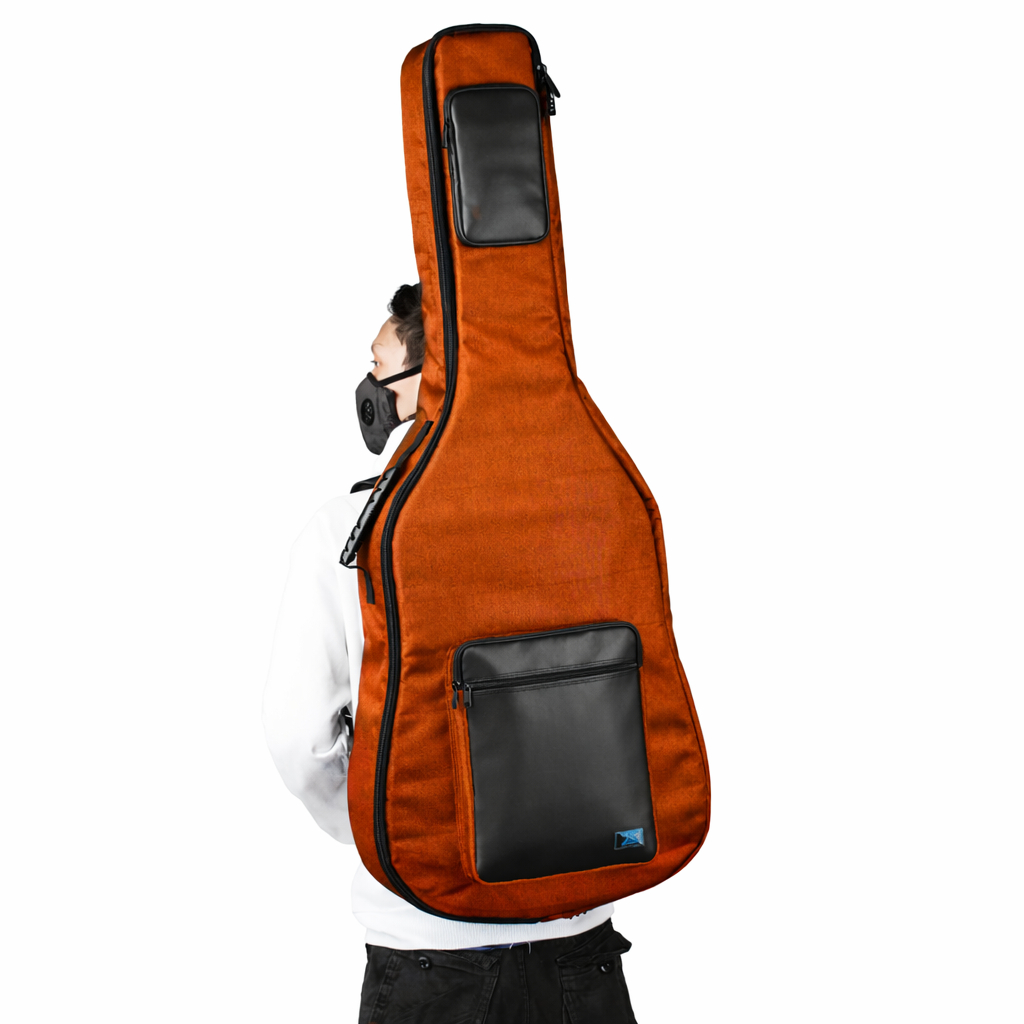 Zorc - Valt | Tas Gitar Akustik | Softcase Yamaha APX 500ii, 600, 700 | Gigbag Acoustic Bass Dark Or