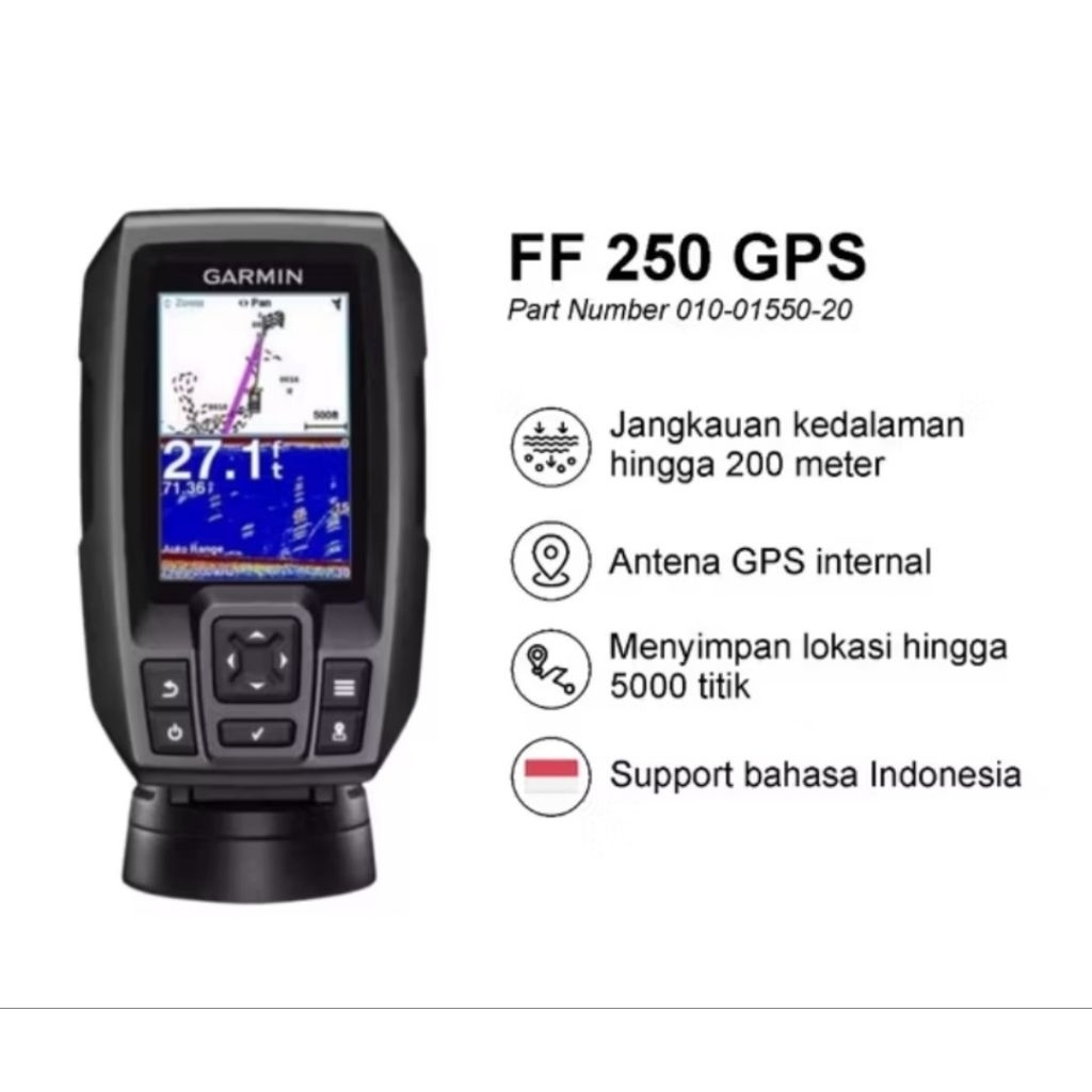 GPS Garmin FF250 Baru