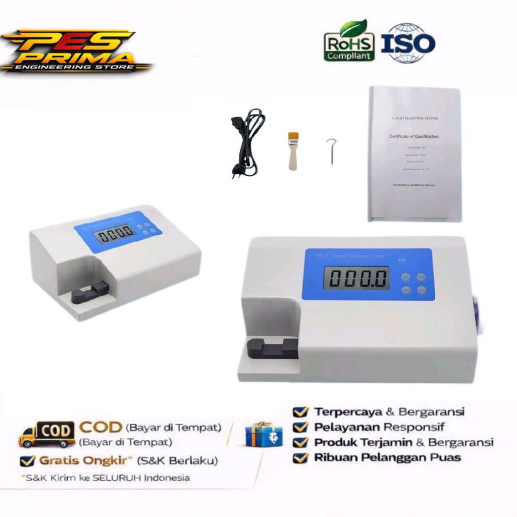 High Accuracy YD-1 Tablet Hardness Tester Tablet Hardness Continously