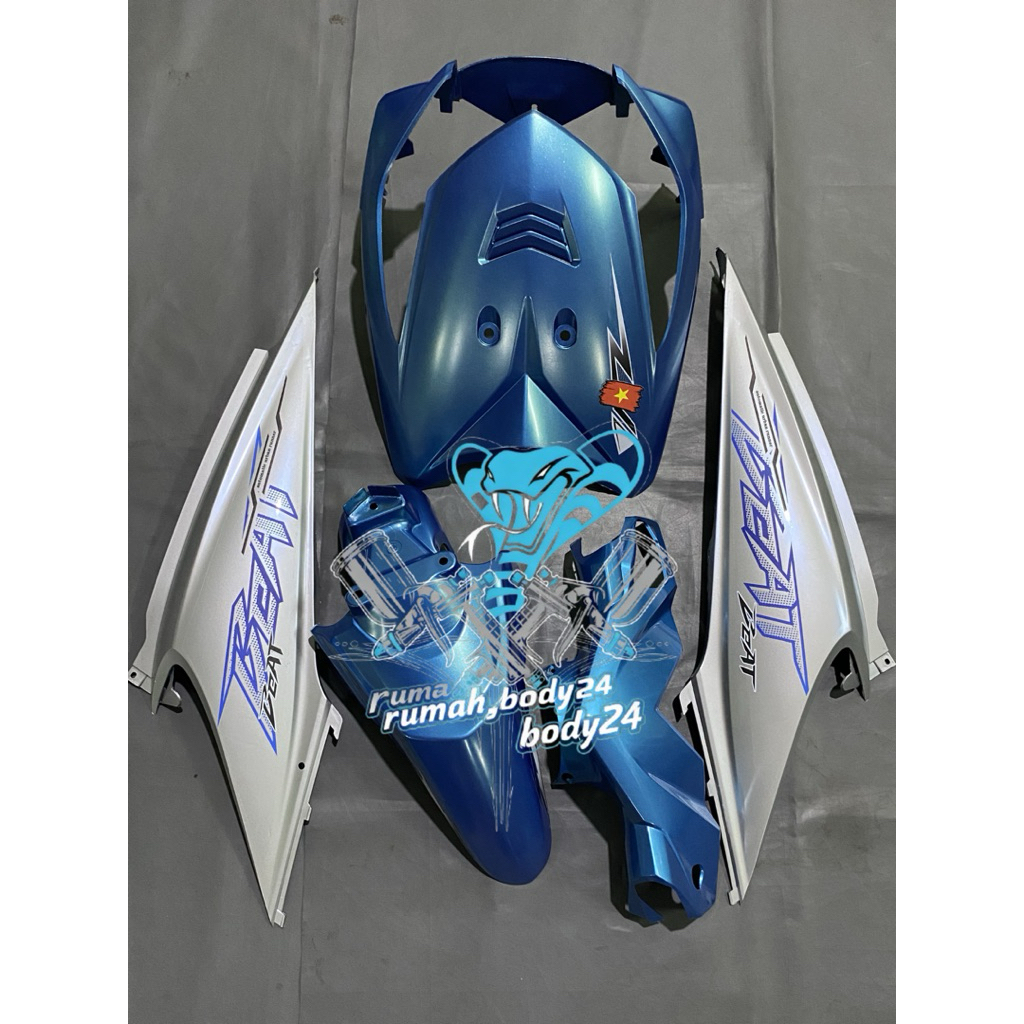COVER FULL HALUS BEAT KARBU WARNA BIRGIHAM X SILVER LEMBAYUNG BIRU