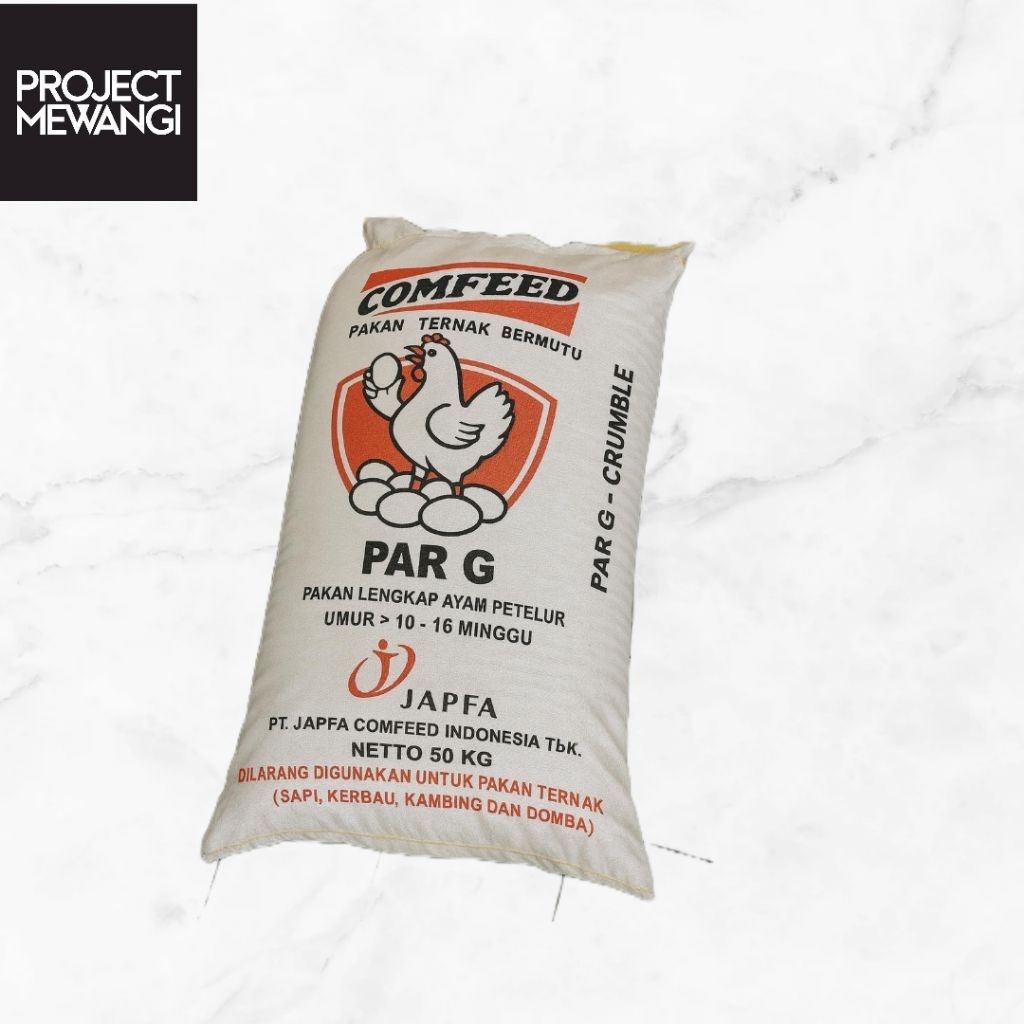 50kg 1Zak Pakan Ayam Petelur Grower Comfeed Par G