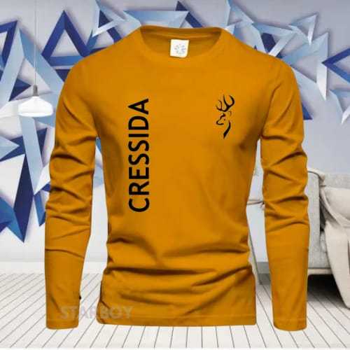 Baju Kaos Lengan Panjang  (PROMO COD) Kaos Distro Lengan Panjang Pria Wanita Cressida Kirka Logo Hit