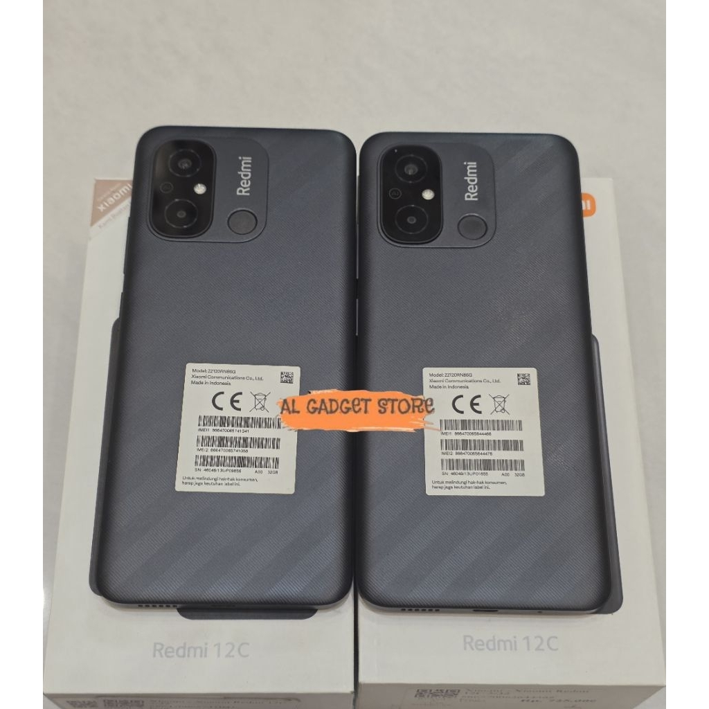 XIAOMI REDMI 12C RAM 4/128GB SECOND MULUS TERAWAT