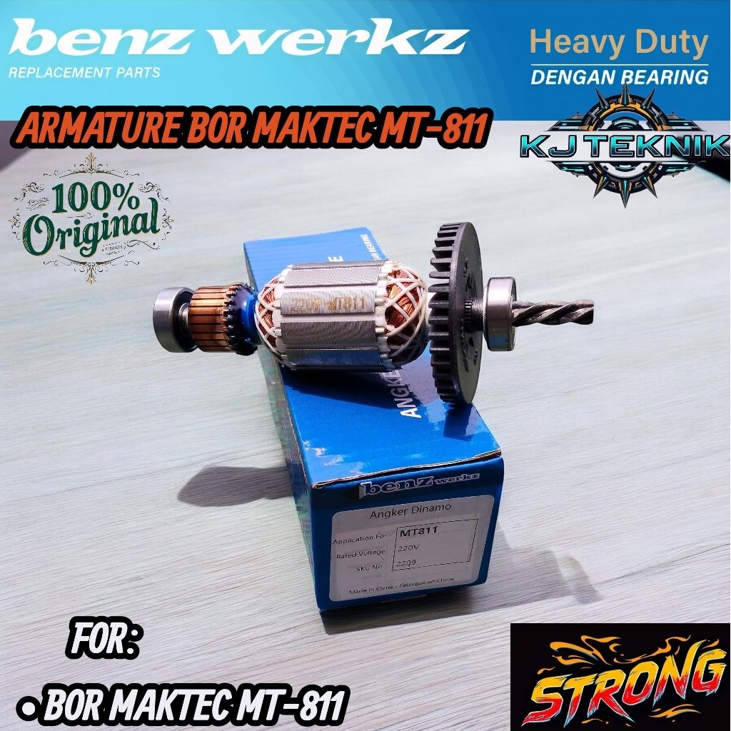 BENZ Armature Angker Mesin Bor Maktec MT811 /Armatur Angker Mesin Bor Maktec 13mm